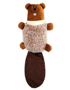 Плюшена играчка за куче PET NOVA бобър със звук 47 см. 48 см. 2