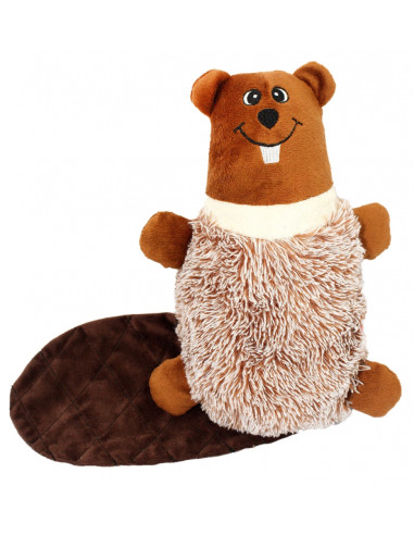 Плюшена играчка за куче PET NOVA бобър със звук 47 см. 48 см.