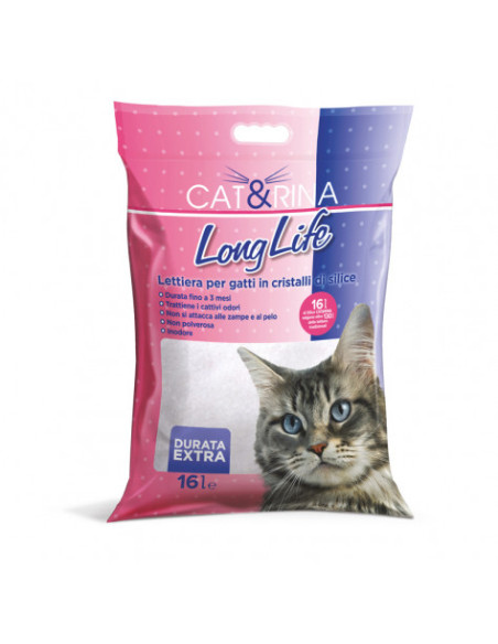 Cat-Rina Silica gel cat litter classica – супер абсорбираща силиконова тоалетна 5,5л.