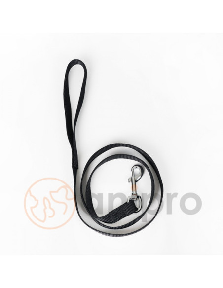 anipro Sport+ повод от лента 1.5/120см черен