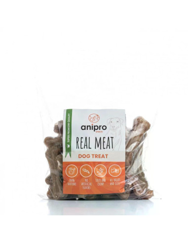 anipro кокал от телешка кожа 11 см, 25 - 30 г / 40 бр в опаковка