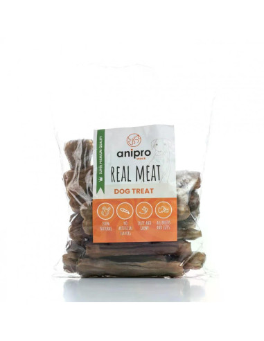 anipro кокал от телешка кожа 16 см, 60 - 65 г / 20 бр в опаковка