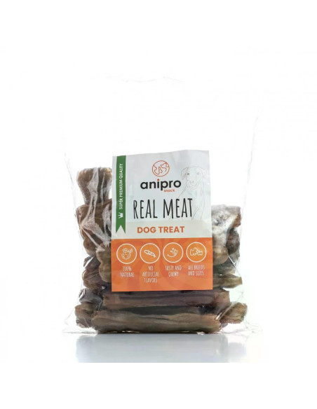 anipro кокал от телешка кожа 16 см, 60 - 65 г / 20 бр в опаковка