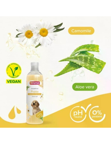 Beaphar Shampoo Puppy - шампоан с алое вера за малки кученца 250 мл