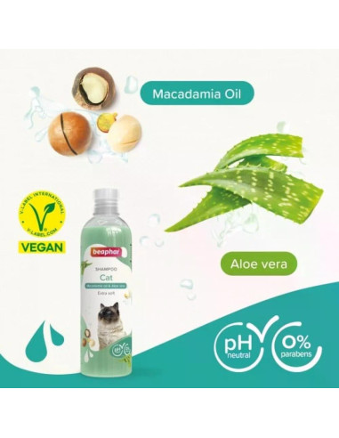 Beaphar Shampoo Cat - шампоан за котки с Макадамия 250 мл