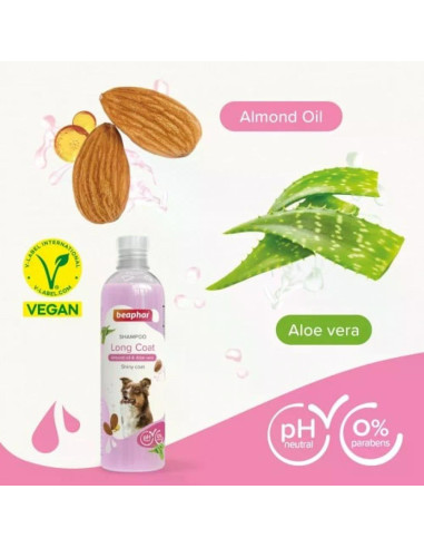 Beaphar Shampoo Long Coat-шампоан с алое вера за сплъстена козина 250 мл