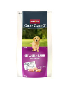 GranCarno Junior - суха храна за малки кученца с птиче и агнешко, 12 кг