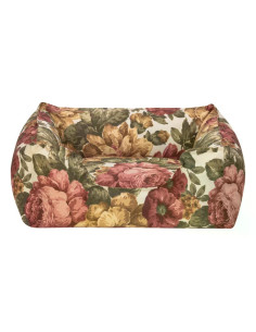 Pet Comfort Alpha водоустойчиво легло за кучета и котки, устойчивo на петна, флорални мотиви, S, 50х60 см