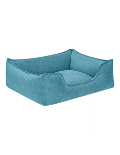 Pet Comfort Alpha легло за кучета и котки, луксозна дамаска, тюркоаз, S, 50х60 см 2