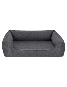Pet Comfort Bravo легло за кучета и котки, с ортопедична пяна, тъмно сиво, XS, 55х45 см