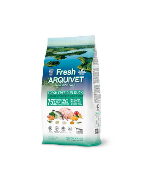 Arquivet Fresh Free Run Duck – 2,5 Kg Полумокра Кучешка Храна Прясна свободна патица 2,5кг.