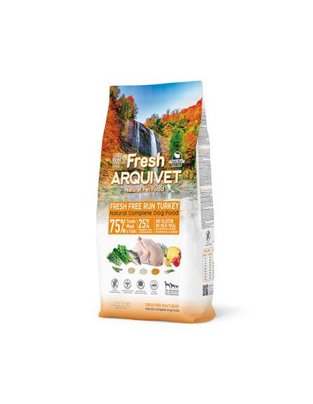 Arquivet Semi-moist Fresh Free Run Turkey 10kg Полумокра Кучешка Храна Прeсни свободни пуйки 10кг.