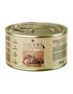 Lugers Dog храна за дребни породи кучета с пъдпъдък, 185 г, 6 бр./стек
