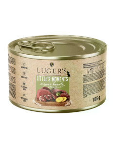 Lugers Dog храна за дребни породи кучета с гъши сърца, 185 г, 6 бр./стек