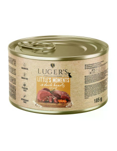 Lugers Dog храна за дребни породи кучета с патешки сърца, 185 г, 6 бр./стек