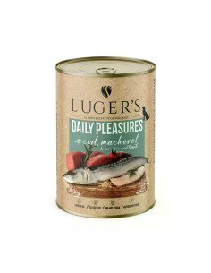 Lugers Dog храна за кучета с риба треска, 400 г, 6 бр./стек