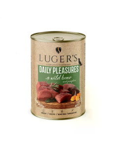 Lugers Dog храна за кучета с глиган и тиква, 400 г, 6 бр./стек