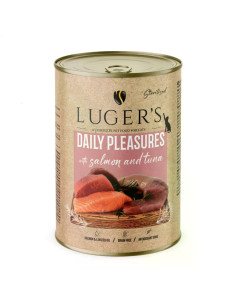 Lugers Cat храна за кастрирани котки със сьомга и риба тон, 400 г, 6 бр./стек