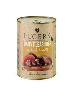 Lugers Cat храна за котки с патешки сърца, 400 г, 6 бр./стек