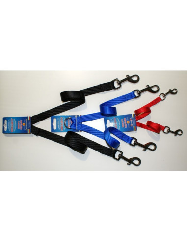 anipro накрайник за две кучета 15мм/33см червен