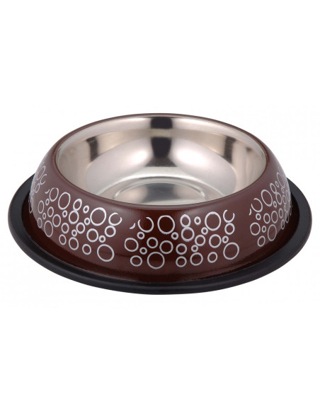 anipro Bubbles No Slip метална купа кафява 30 см, 1.5 л