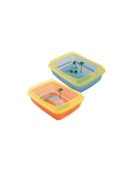 Пластмасов аквариум за костенурки TURTILE BOWL TORTUGAS 47х36х15,5см.