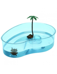 Пластмасов аквариум за костенурки ARRICOT 31х22х7,5см.