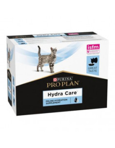 Хранителна добавка за котки в зряла възраст Purina Pro Plan Hydracare формулирана за увеличаване на приема на вода и разрежда