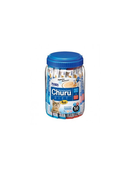Ветеринарно лакомство за котки Churu Vet Diet Cat DIET 4 kcal. Chicken, Tuna мотивира апетита и спомага за набавянето на важн