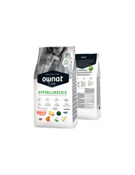 Профилактична храна за котки Ownat Care Hypoallergenic - при алергии и непоносимост, с риба, БЕЗ зърно
