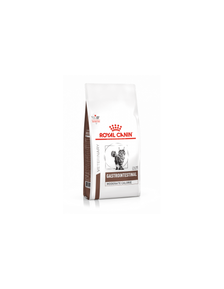 Royal Canin GastroIntestinal Moderate Calorie - Суха храна с умерено калорийно съдържание за котки при храносмилателни разстр