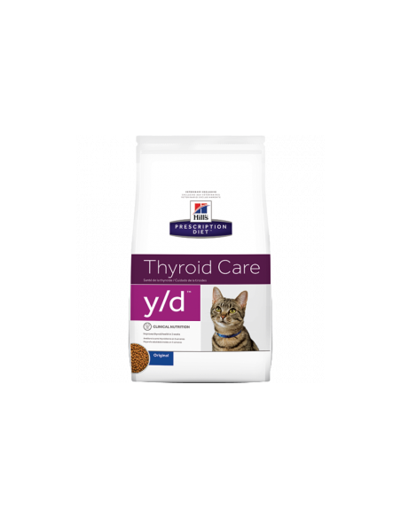 Hills Prescription Diet y/d - регулира приема на йод при хипертироидизъм 1.5 кг.