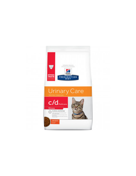Hills Prescription Diet c/d Urinary Stress - диета за котки страдащи от идиопатичен цистит и за профилактика на уролити 1.5 к