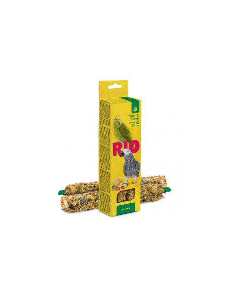 Крекери за големи папагали RIO Sticks for parrots с мед и ядки