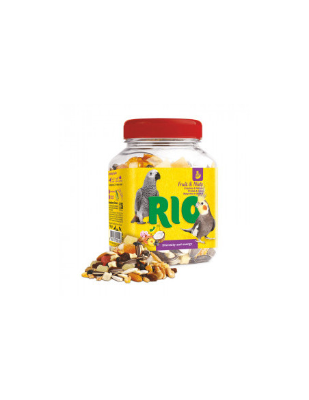 Rio Fruits and Nuts mix - Микс от плодове и ядки за папагали 160 гр.