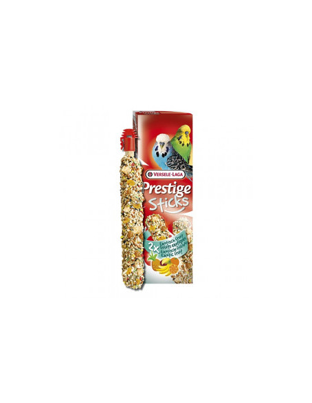 Versele Laga Prestige Sticks Budgies with Exotic Fruits лакомство за вълнисти папагали с екзотични плодове 2х30гр.