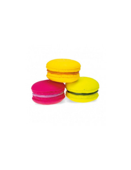 Винилова кучешка играчка Karlie Vinyl dog toy Macaron цветни макарони