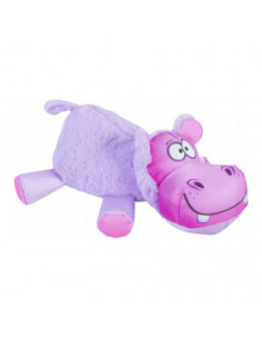 Плюшена играчка за кучета Zolux Friends Hicham Hippo във формата на хипопотам
