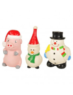 Латексова коледна играчка за куче Flamingo Christmas Toy Fun, различни видове