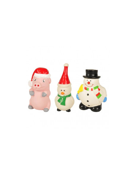 Латексова коледна играчка за куче Flamingo Christmas Toy Fun, различни видове