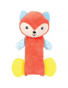 Кучешка екологична играчка Zolux MAXOU DENTAL плюшена лисичка с грижа за зъбите