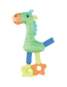 Екологична плюшена играчка за малки кученца ZOLUX Puppy RIO Girafe жирафче с гризалки за зъбки
