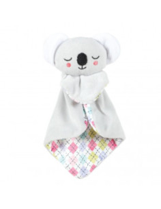 Екологична плюшена играчка за малки кученца ZOLUX Puppy Koala коала за гушкане с шумолящ ефект, сив цвят