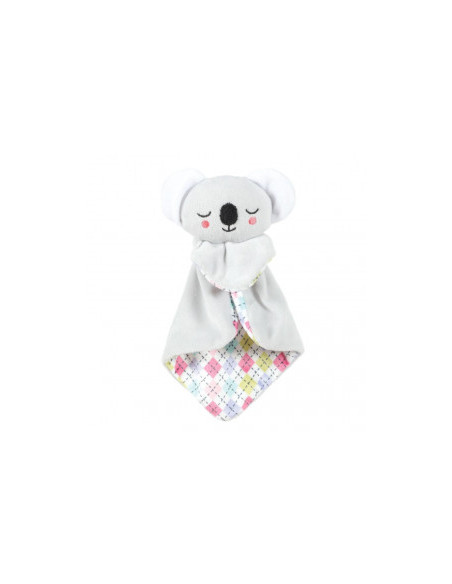 Екологична плюшена играчка за малки кученца ZOLUX Puppy Koala коала за гушкане с шумолящ ефект, сив цвят