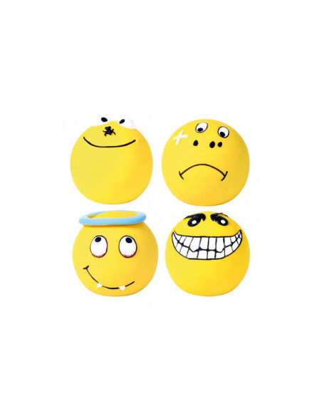 Trixie Smileys - Играчка за кучета Топка с усмивка 6 см.