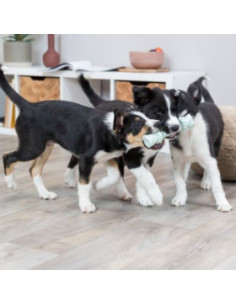 Кучешка играчка Trixie Junior rustling rope латексово въже 15 см.