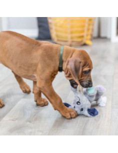 Плюшена играчка за малки кученца Trixie Junior dog with ropе кученце с въже