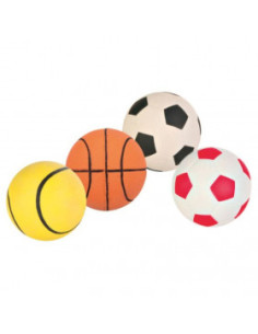 Кучешка играчка Trixie Ball foam rubber плаваща топка, различни цветове