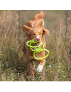 Кучешка играчка Trixie Tugger въжени рингове за дърпане