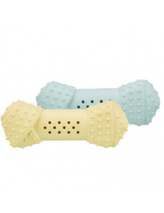 Охлаждаща, каучукова играчка Trixie Junior cooling bone подходяща за малки кученца, във формата на кокал